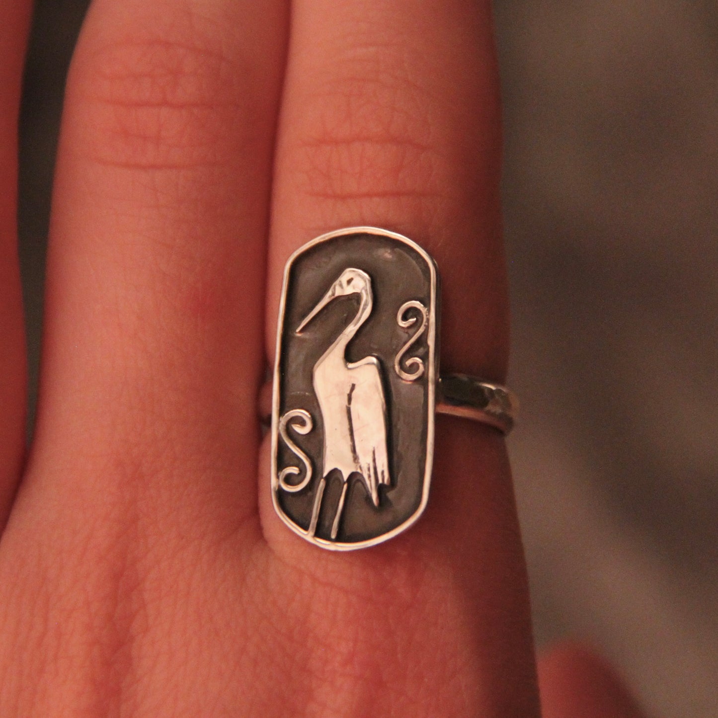 Sitting Crane Ring