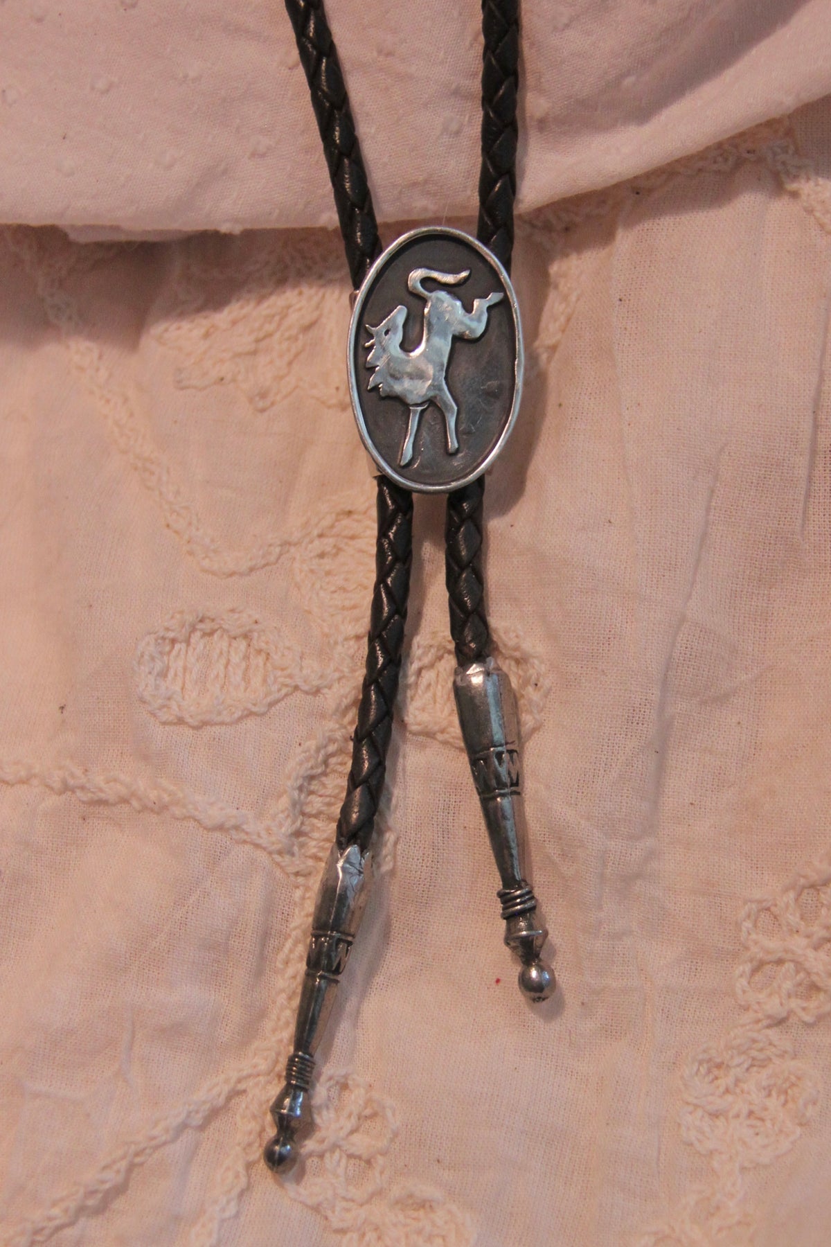 Bucking Bronco Bolo Tie