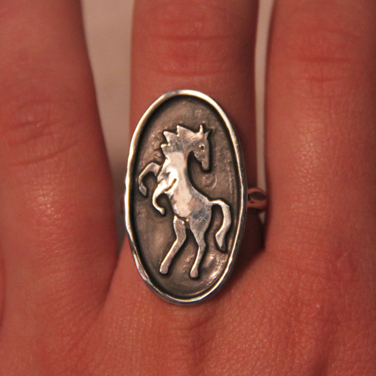 Silver horse, of course