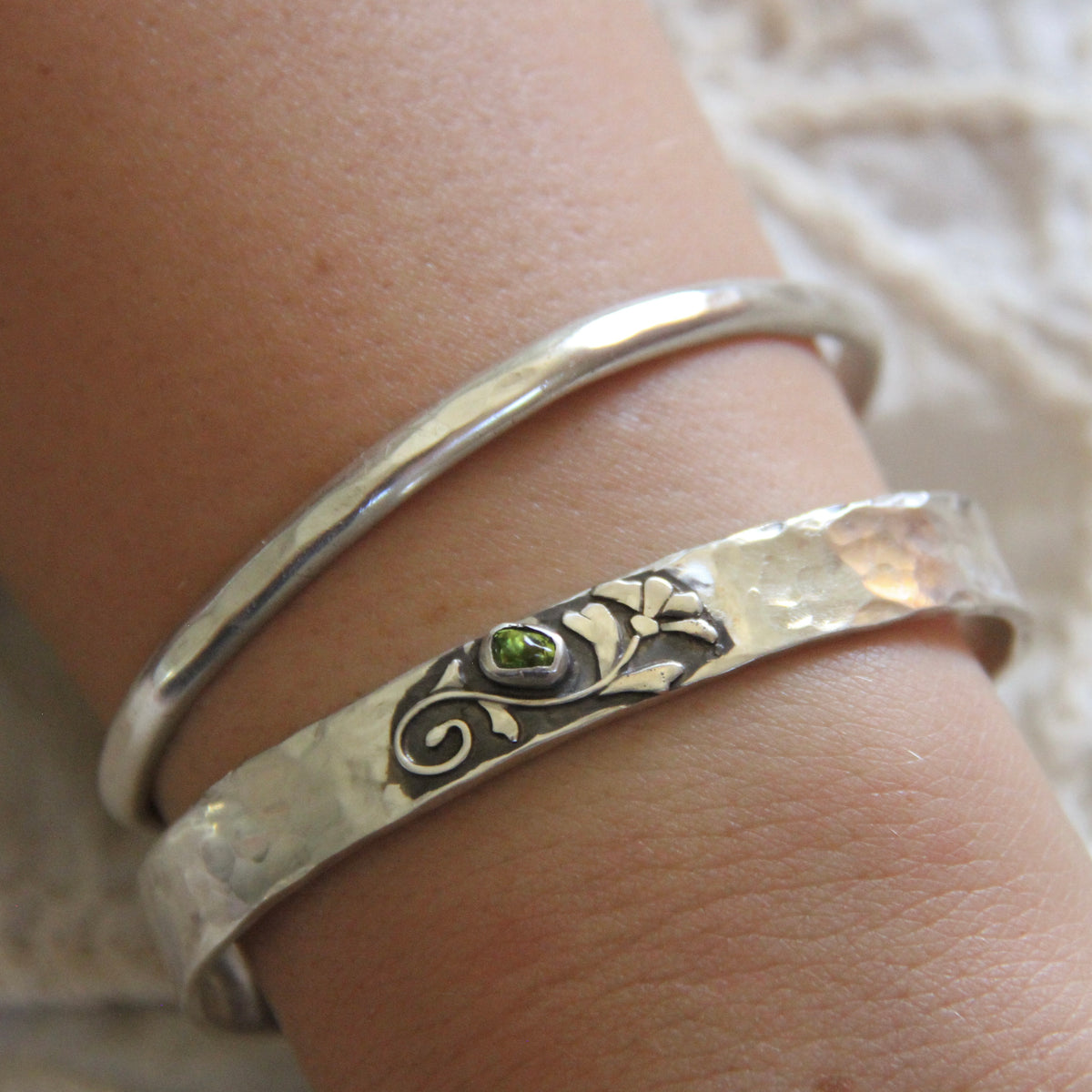 Peridot Ivy Cuff