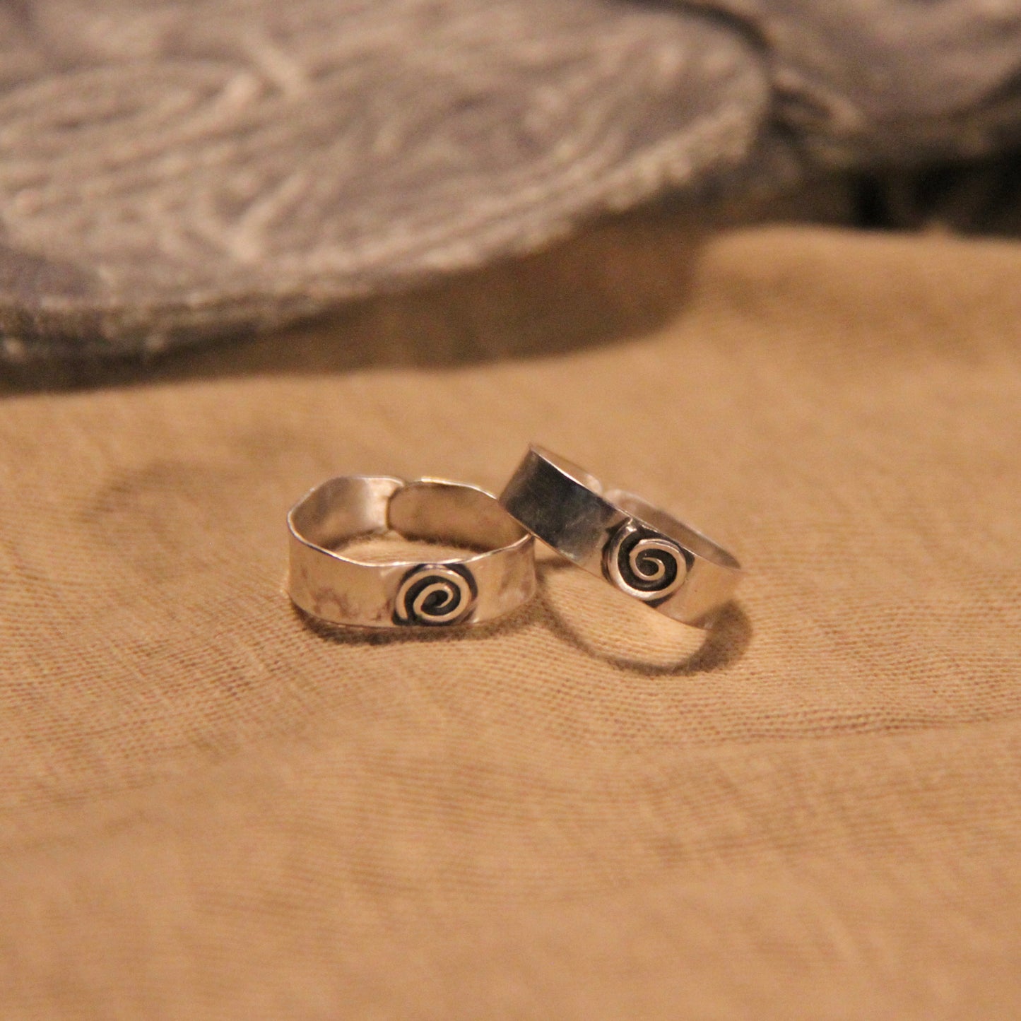 Swirl Toe Ring