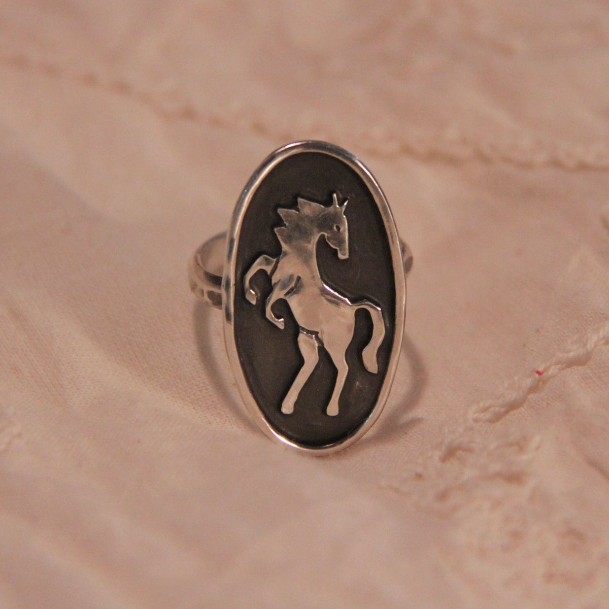 Silver horse, of course