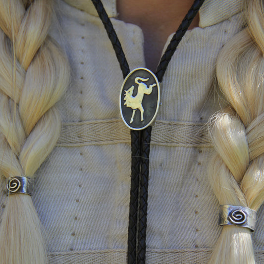 Bucking Bronco Bolo Tie