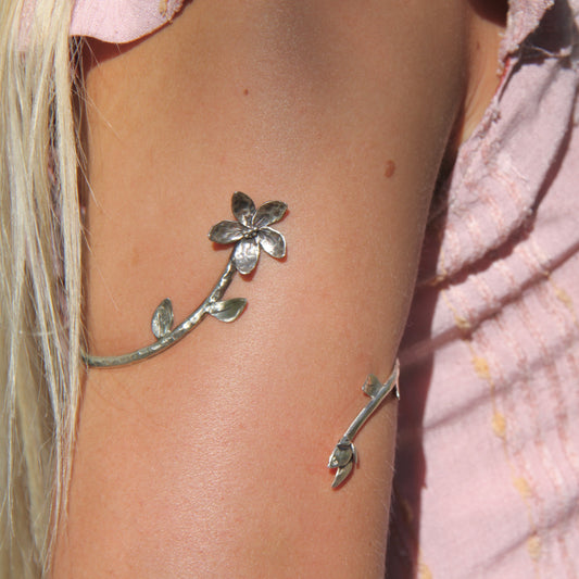 Flower, Vine Arm Cuff