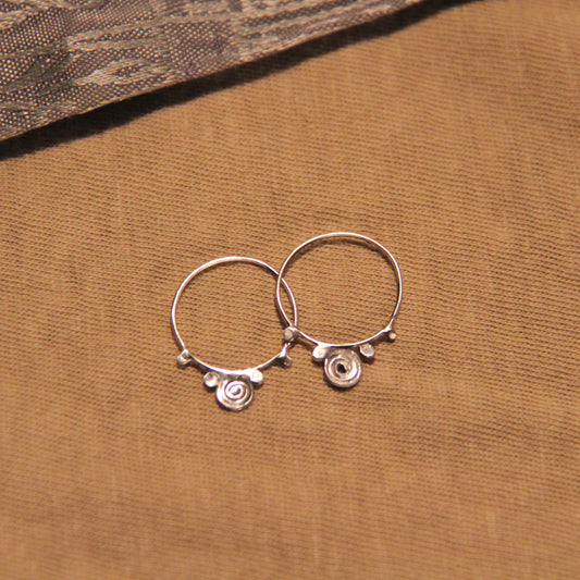 Spiral Hoop Earring