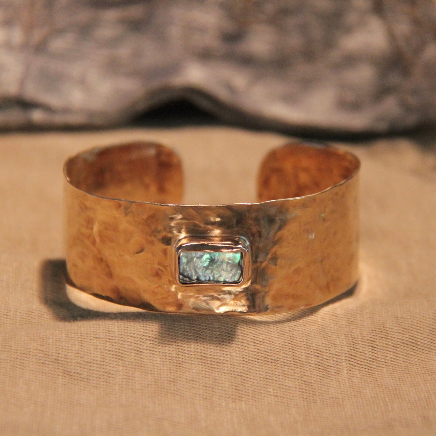Abalone Square Cuff