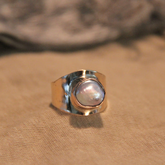 Brass Moon Pearl
