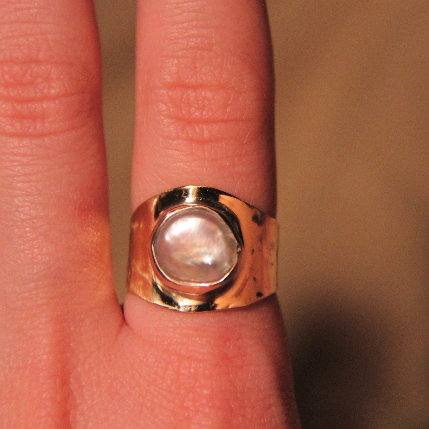 Brass Moon Pearl